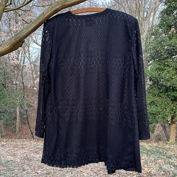 Black Dress With Lace Jacket - Picture 8 of 11